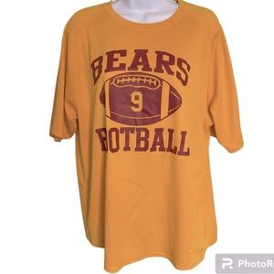 Russell Athletics Vintage Bears Football Jersey Size Large Yellow/Gold Unisex